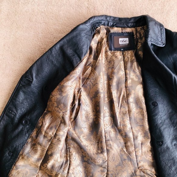 Bod & Christensen Black Leather Jacket Sz S - Picture 2 of 9